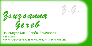 zsuzsanna gereb business card